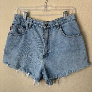 Vintage Bugle Boy For Her High Rise Denim Jean Shorts